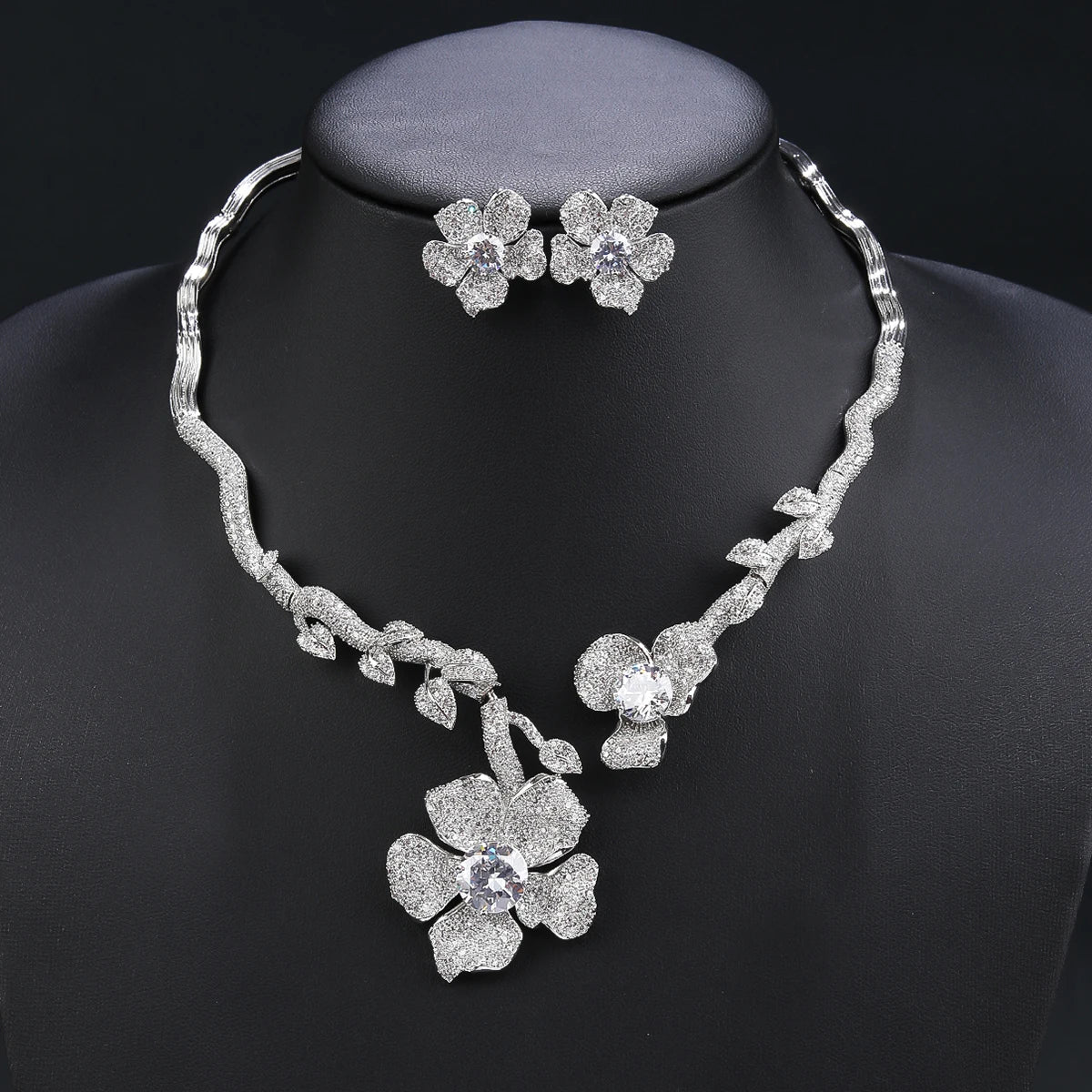 Luxury Pieces High Quality Zirconia Fashion Zirconia  Set Jewelry Zirconia