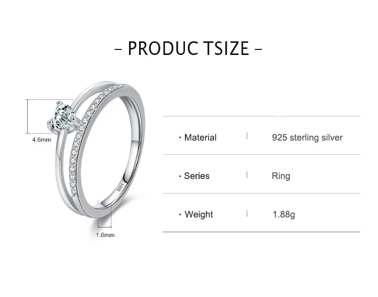 Sterling Silver Elegant  Romantic