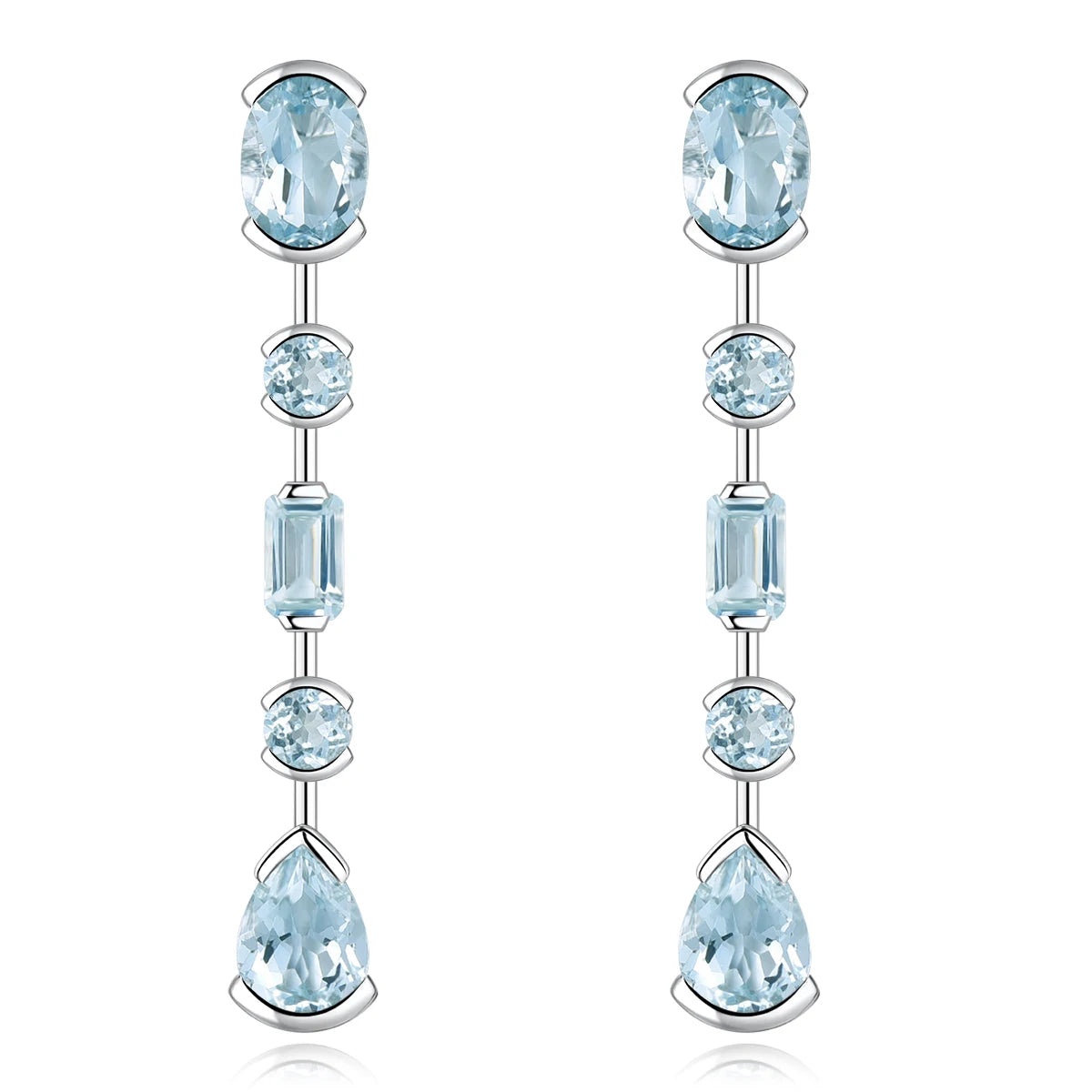 Natural Aquamarine Sterling Silver