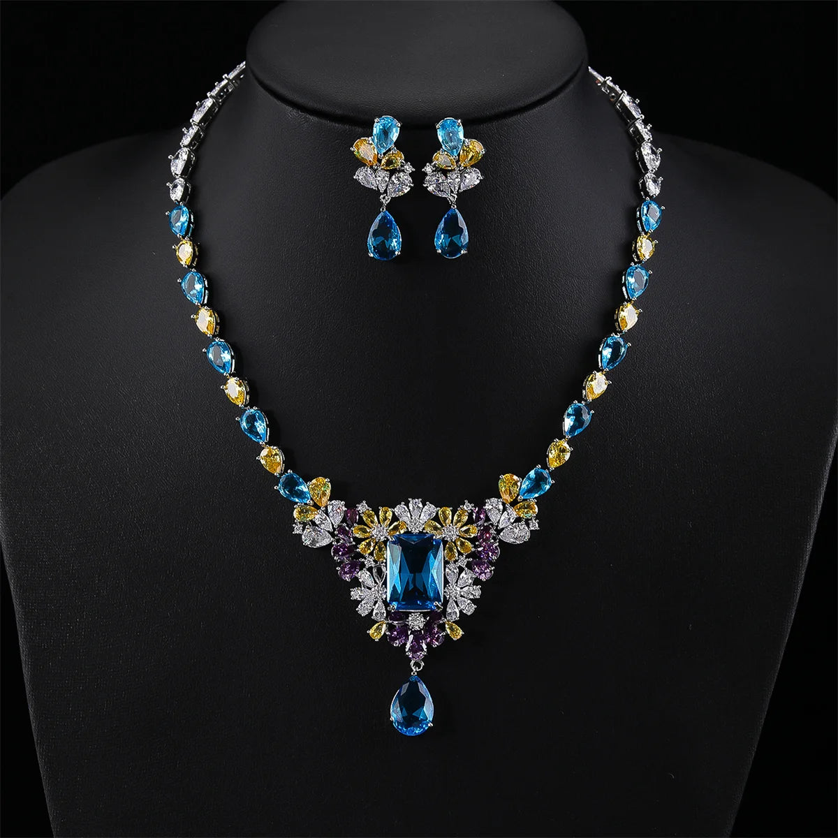 Pieces High Quality Zirconia Fashion Zirconia  Set Jewelry Zirconia