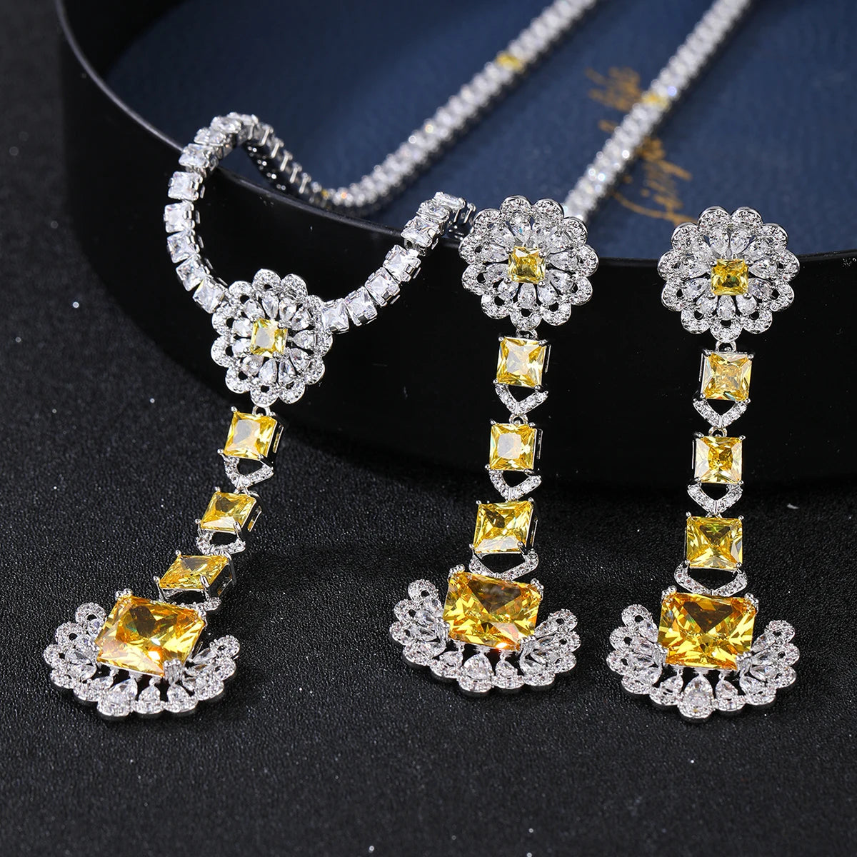 Pieces High Quality Zirconia Fashion Zirconia  Set Jewelry Zirconia