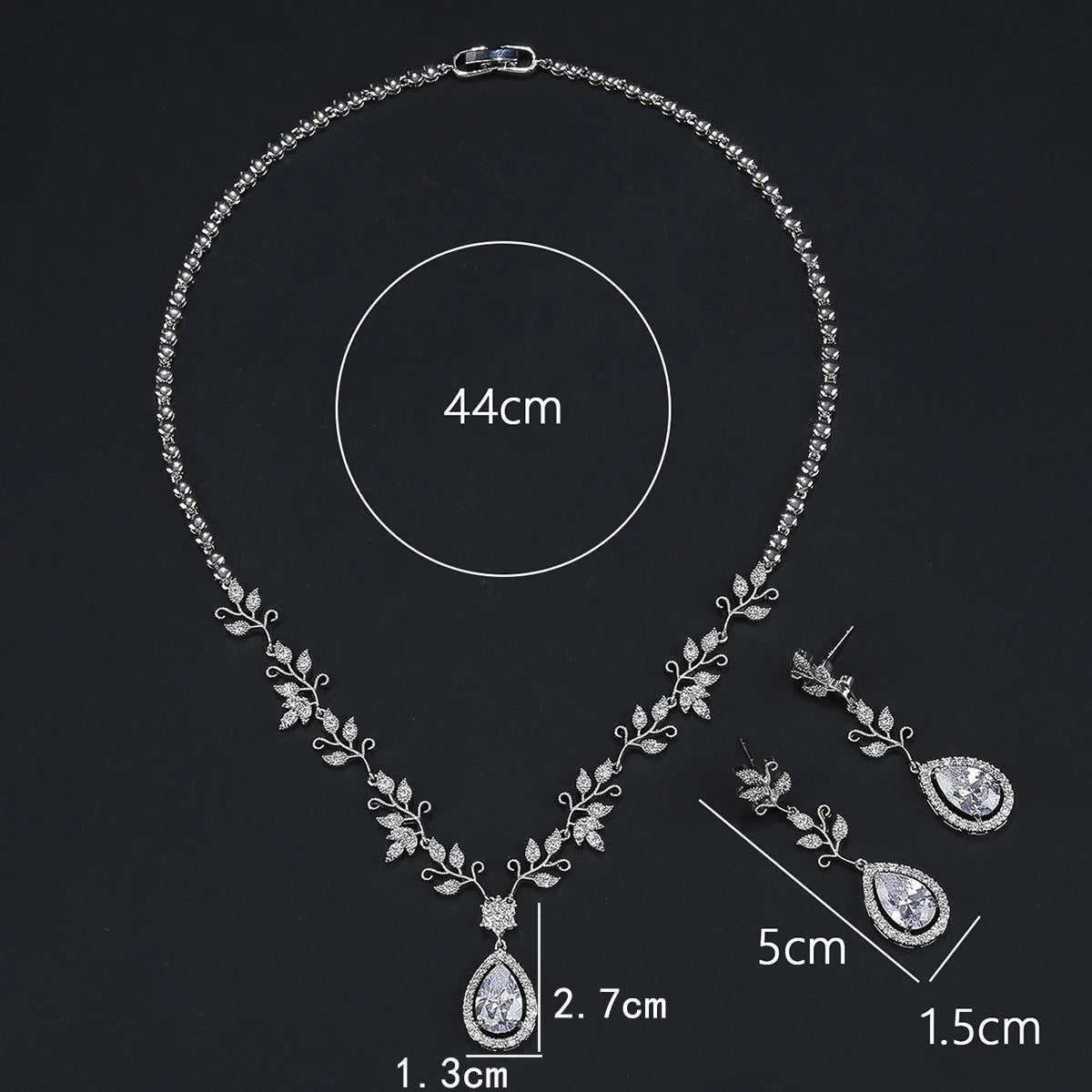 Luxury Pieces High Quality Zirconia Fashion Zirconia  Set Jewelry Zirconia