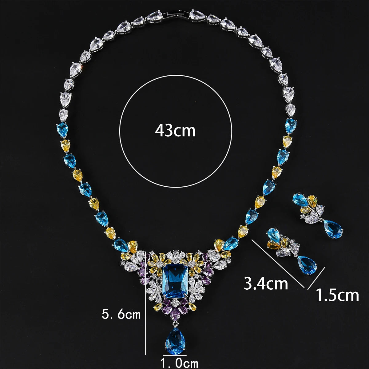 Pieces High Quality Zirconia Fashion Zirconia  Set Jewelry Zirconia