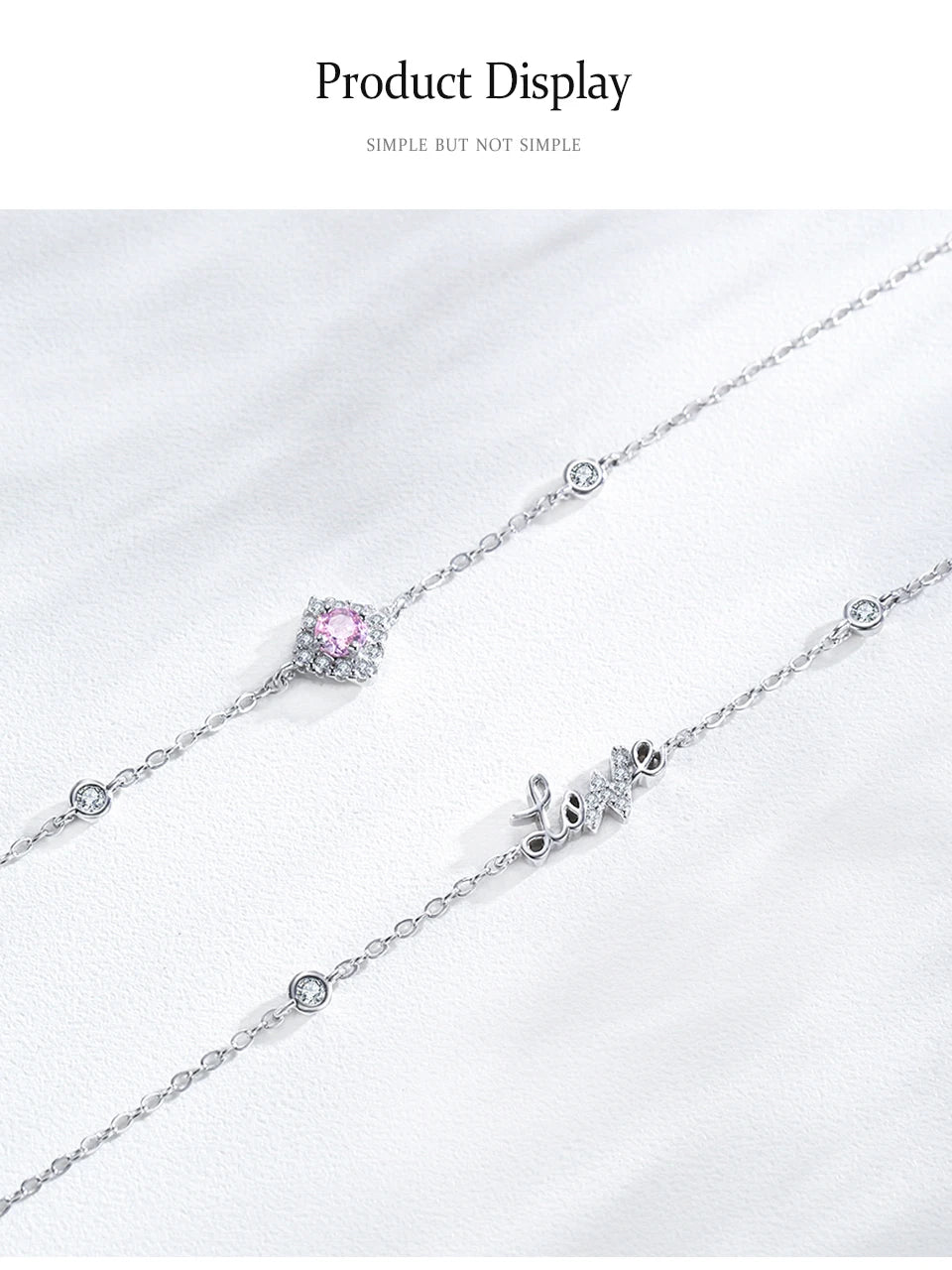 Bracelets  Top Quality Real 925 Sterling Silver Zircon  Jewelry