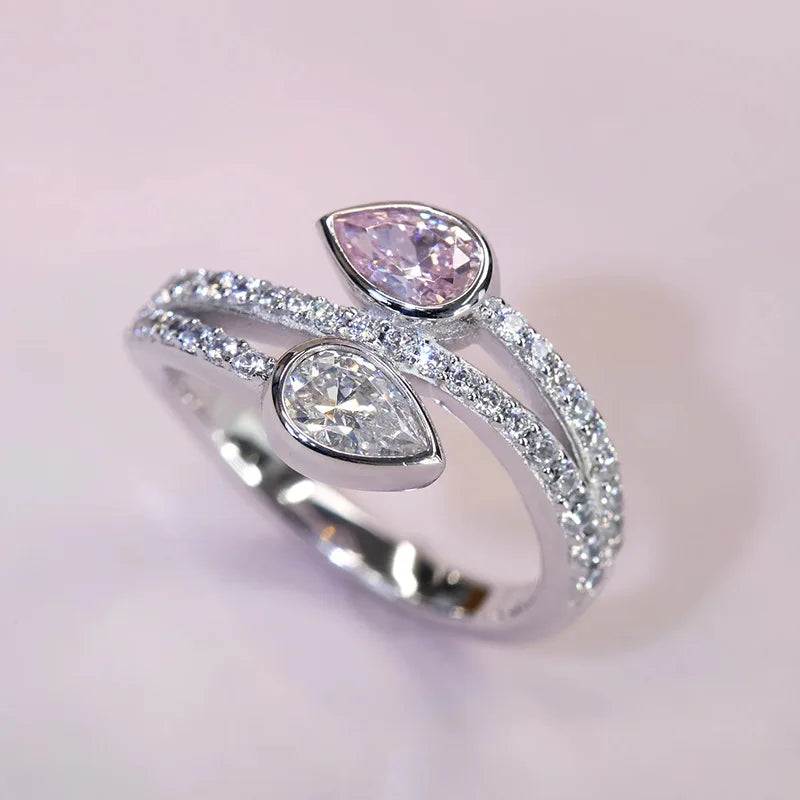 Classic Rings 925 Sterling Silver  Zircon