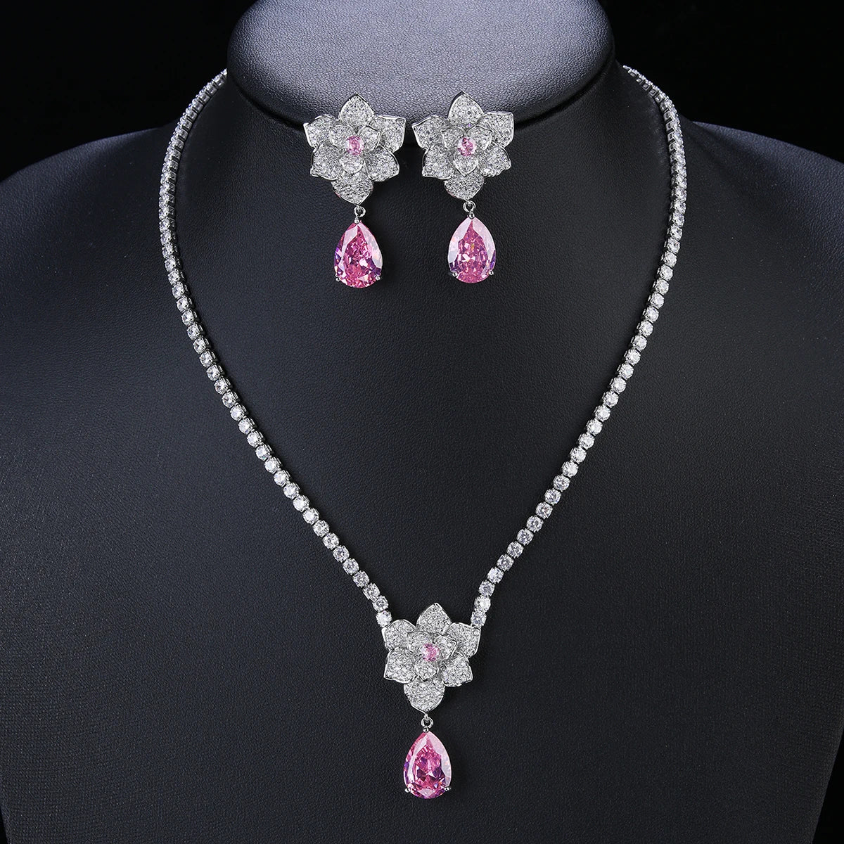 Luxury Pieces High Quality Zirconia Fashion Zirconia  Set Jewelry Zirconia