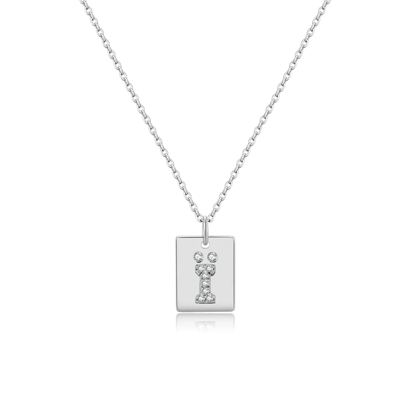 925 Sterling Silver Gold Square