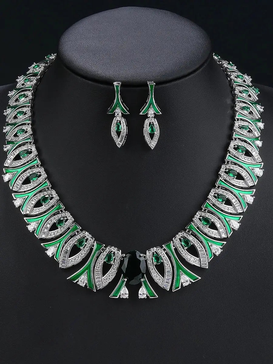 Fashion  Zirconia Set Jewelry