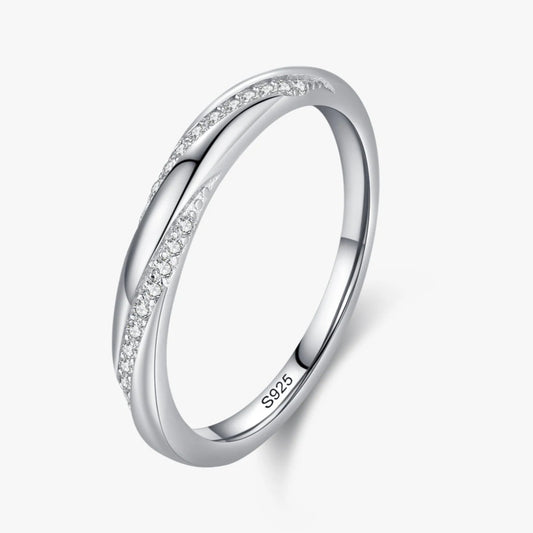 925 Sterling Silver Clean Zircon Jewelry