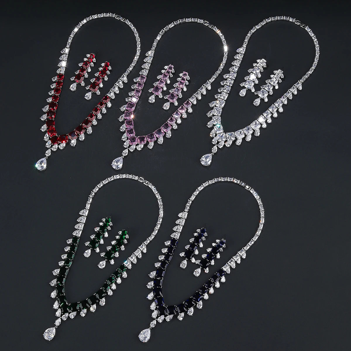 Zirconia Jewelry Luxury Set