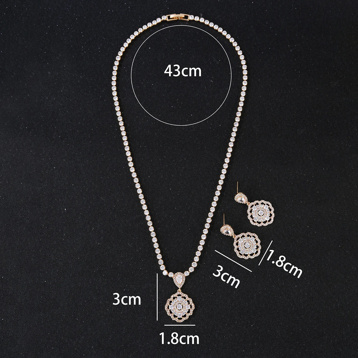 Fashion Zirconia  Set Jewelry Zirconia