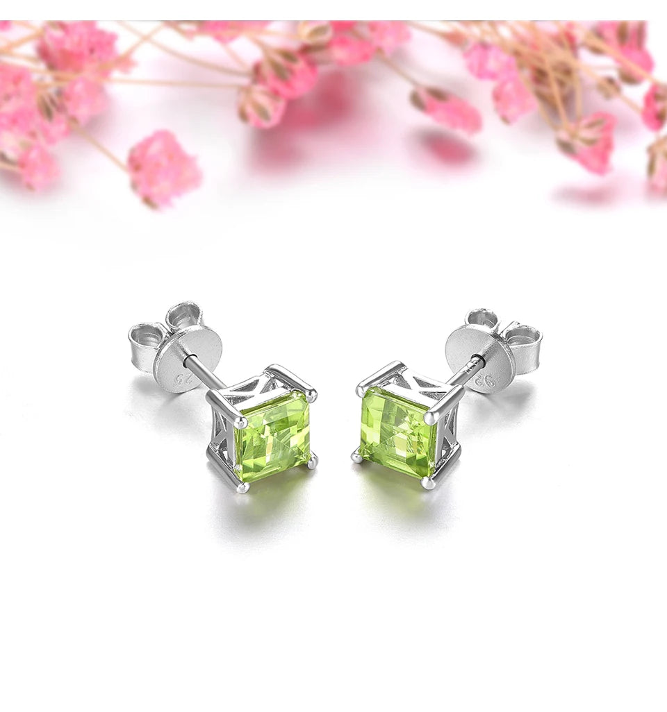 Natural Peridot Silver