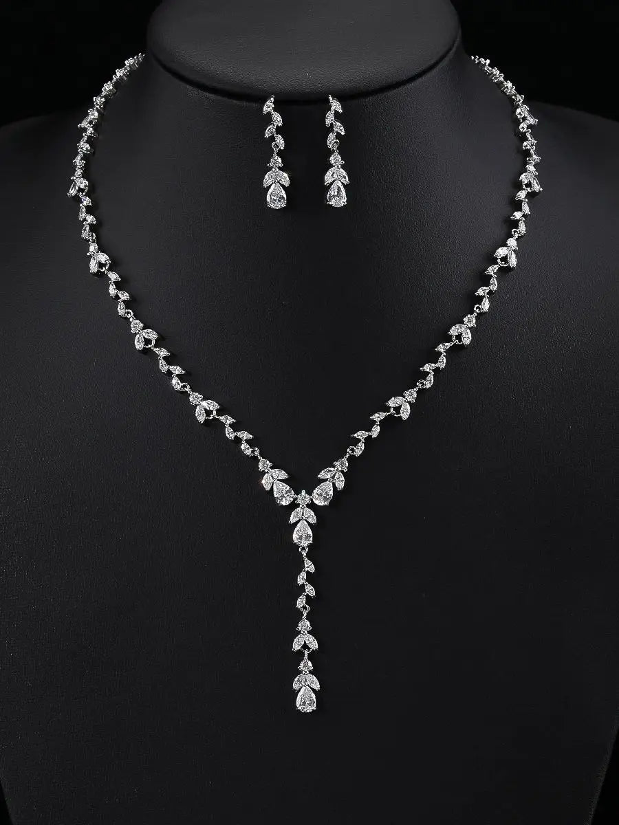 Luxury Pieces High Quality Zirconia Fashion Zirconia  Set Jewelry Zirconia