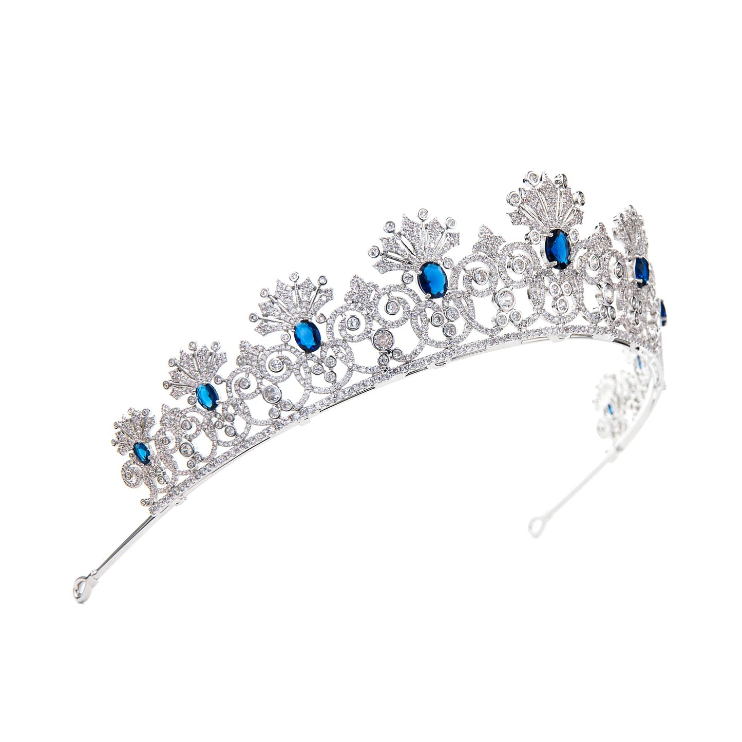 Luxury  Zirconia Crown Accessories Princess  Crystal Queens