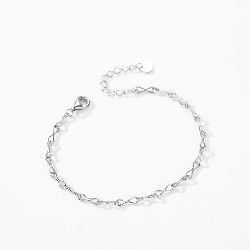 Real 925 Sterling Silver Bracelets Luxury  Jewelry