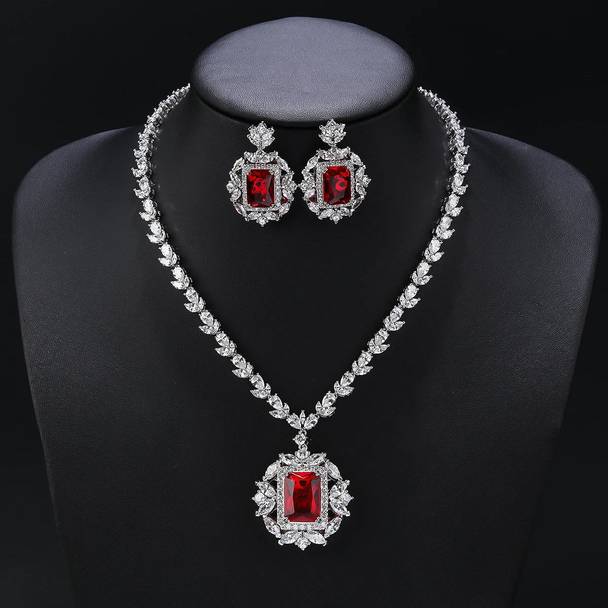 Luxury Pieces High Quality Zirconia Fashion Zirconia  Set Jewelry Zirconia