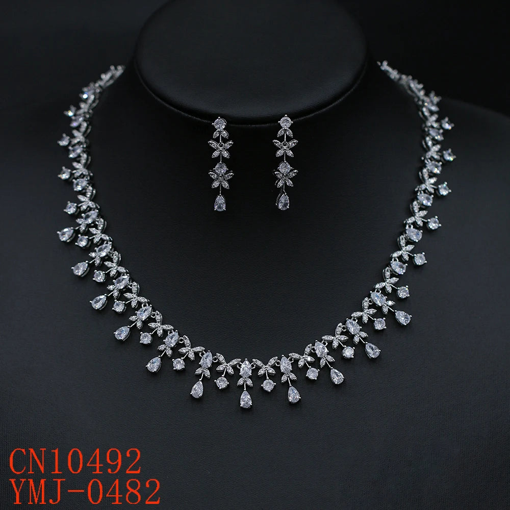 Luxury Pieces High Quality Zirconia Fashion Zirconia  Set Jewelry Zirconia