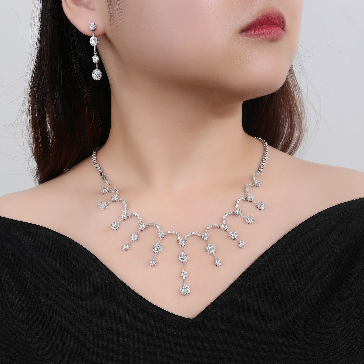 Pieces High Quality Zirconia Fashion Zirconia  Set Jewelry Zirconia