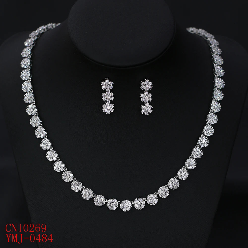 Luxury Pieces High Quality Zirconia Fashion Zirconia  Set Jewelry Zirconia