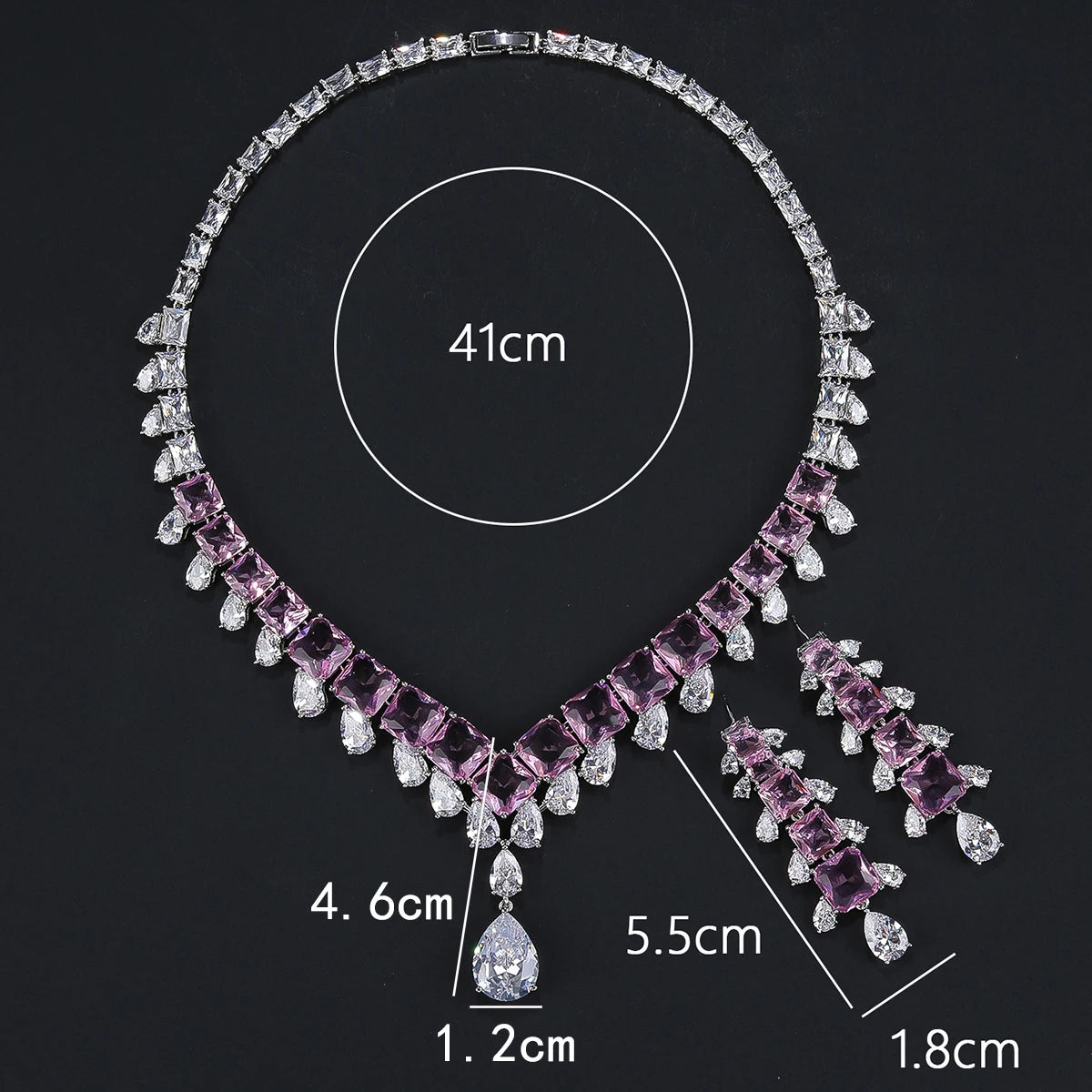 Zirconia Jewelry Luxury Set