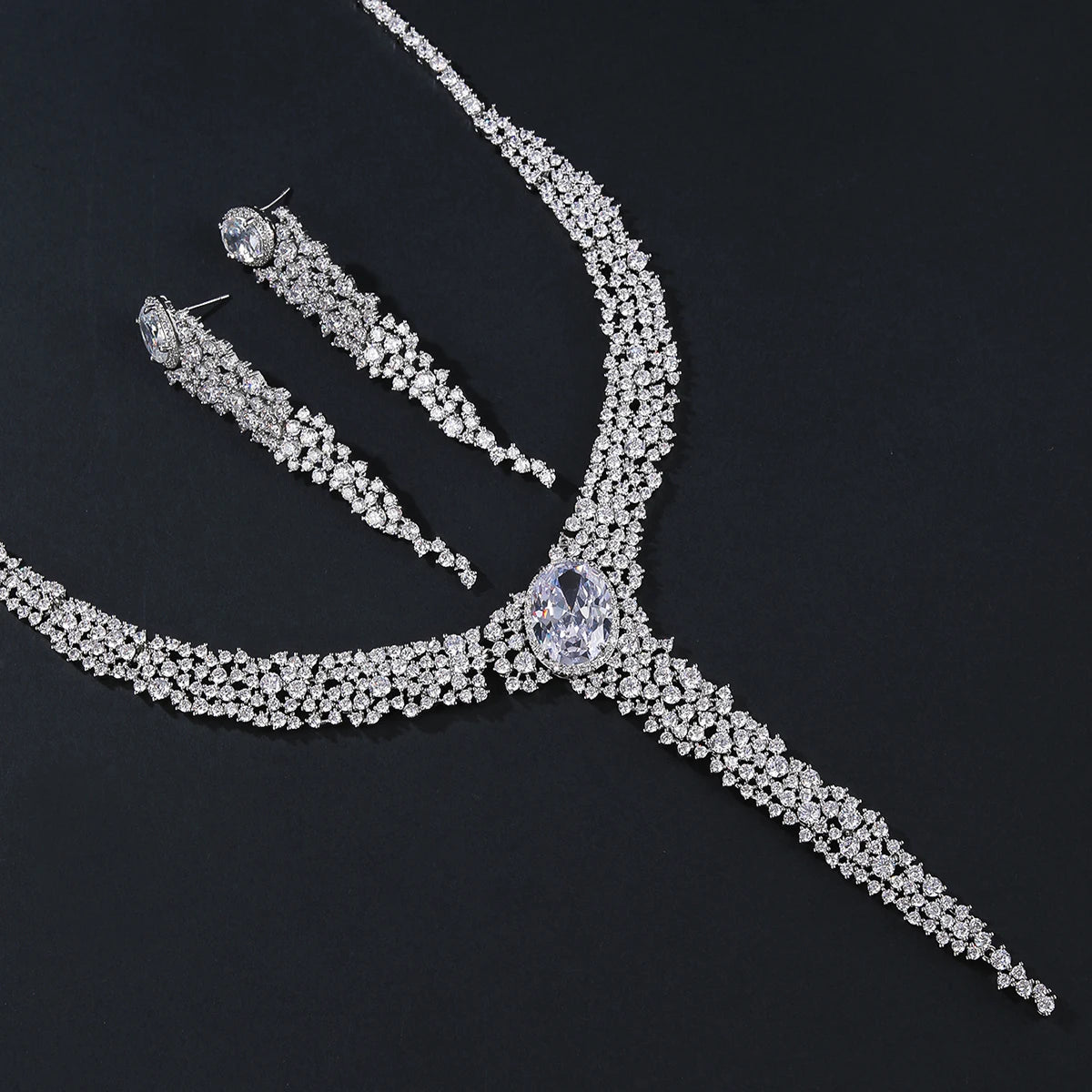 Luxury Zirconia Set Jewelry