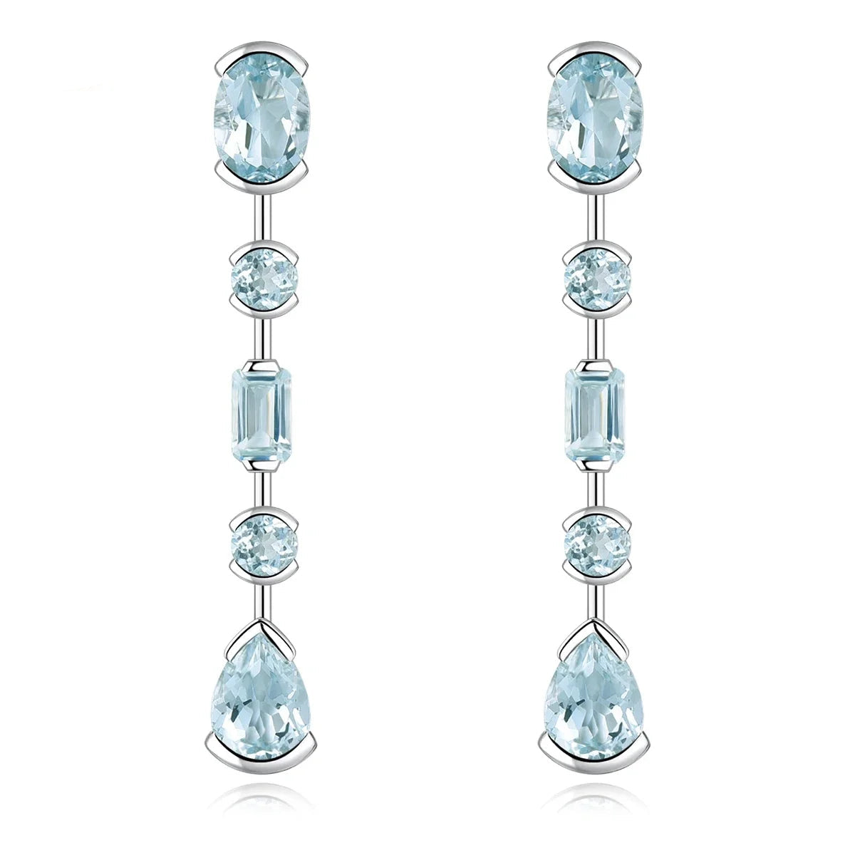 Natural Aquamarine Sterling Silver