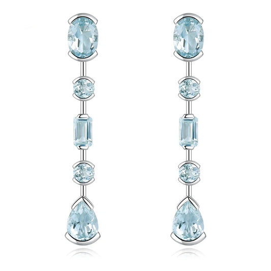 Natural Aquamarine Sterling Silver