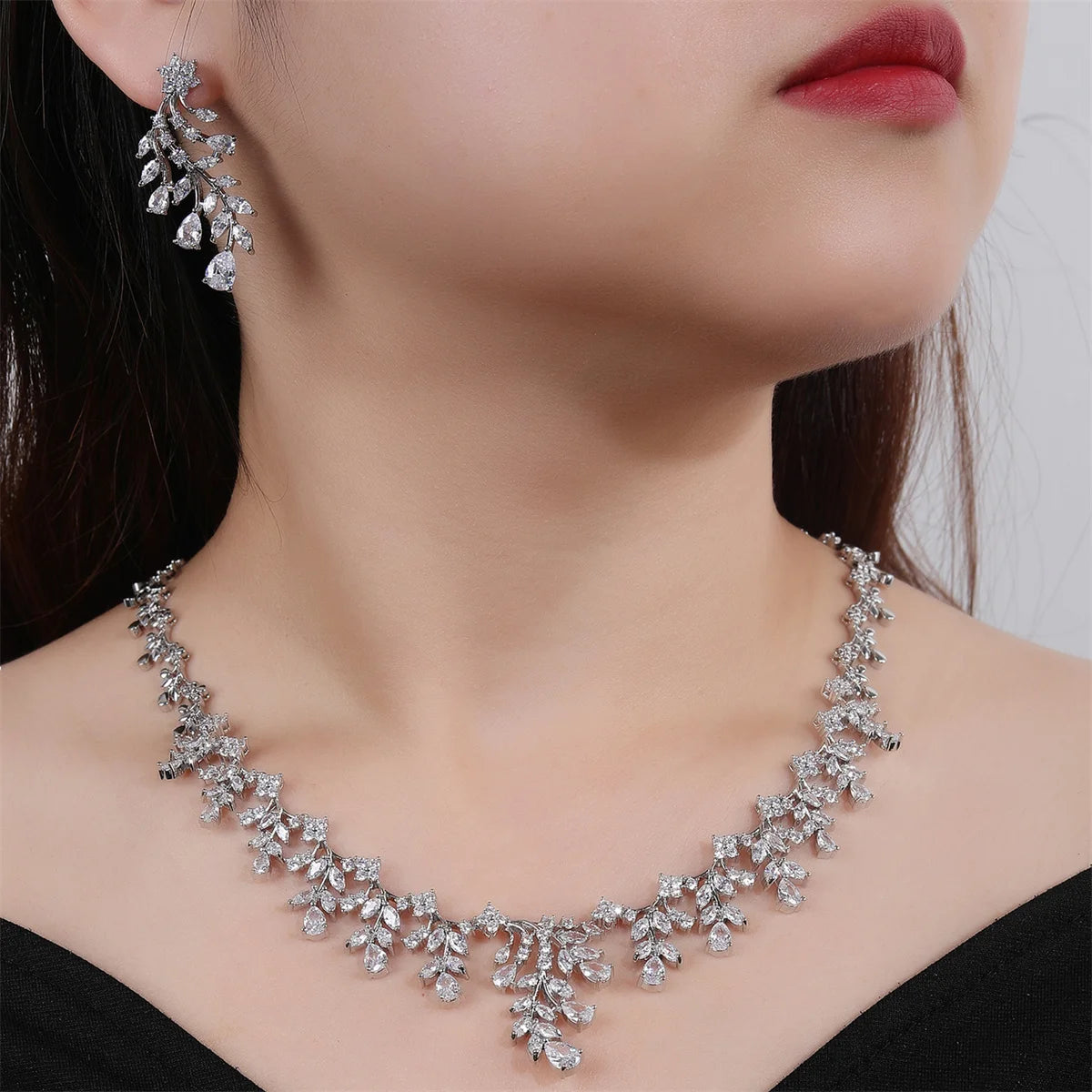 Luxury Pieces High Quality Zirconia Fashion Zirconia  Set Jewelry Zirconia