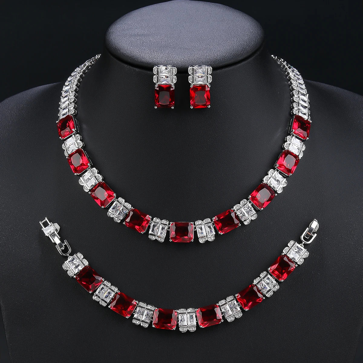 Zirconia  Set  Jewelry  Accessories