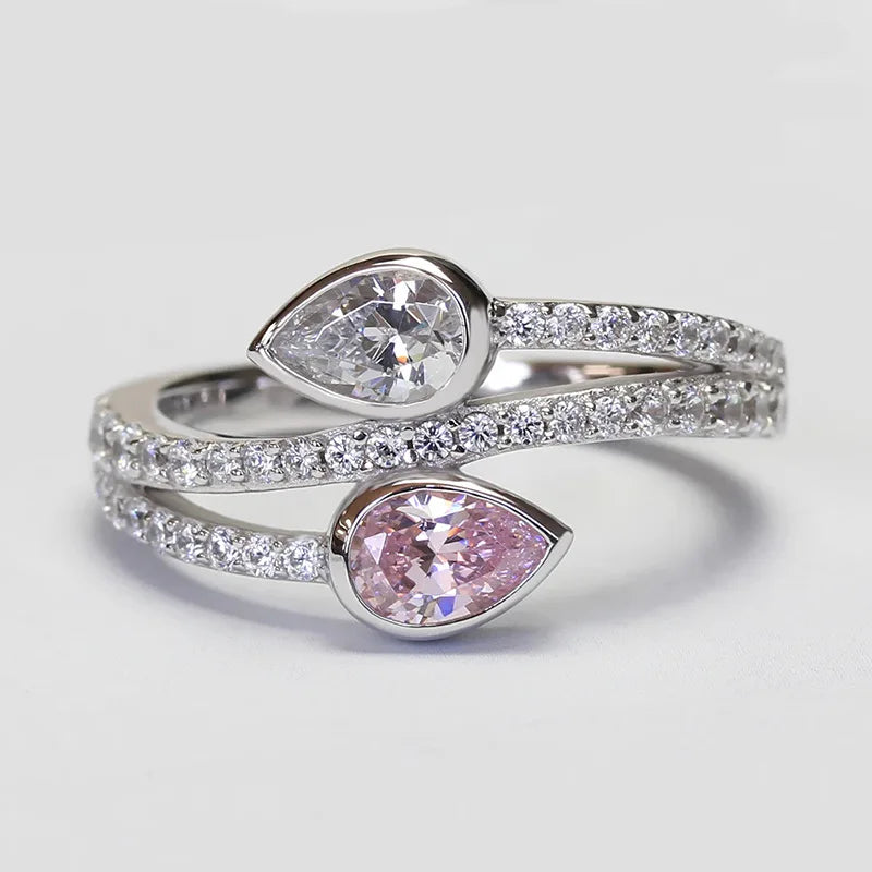 Classic Rings 925 Sterling Silver  Zircon