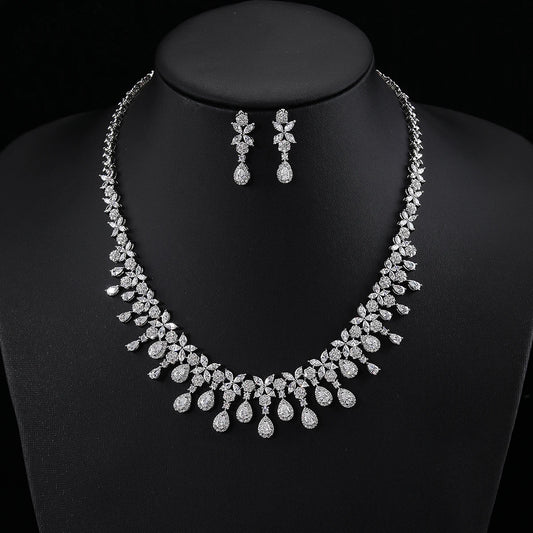 Luxury Cubic Zirconia  Jewelry Set  Accessories