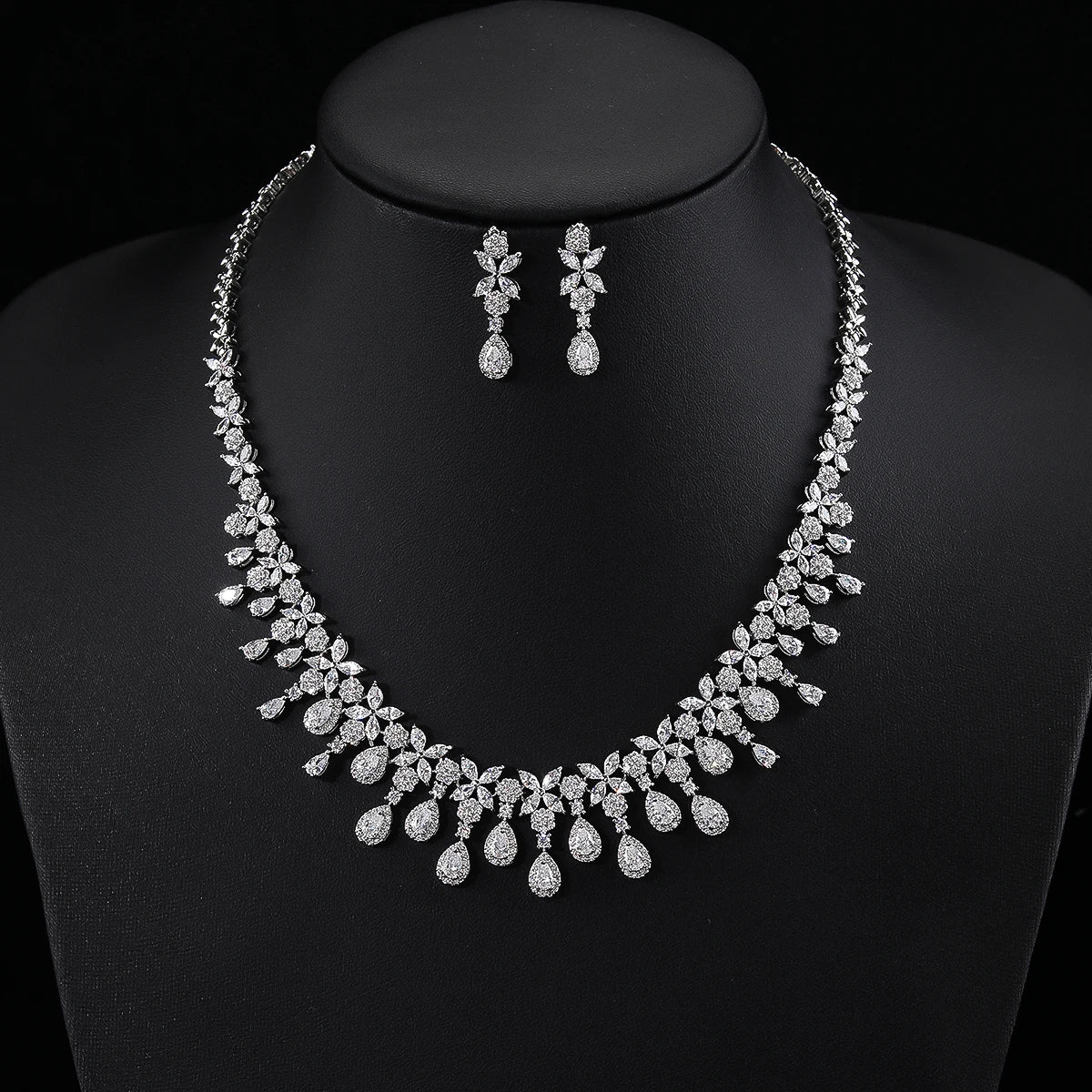 Luxury Cubic Zirconia  Jewelry Set  Accessories