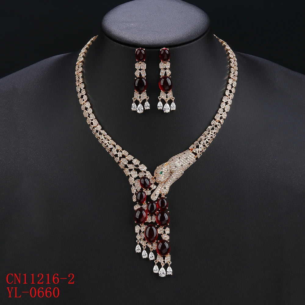 Luxury Pieces High Quality Zirconia Fashion Zirconia  Set Jewelry Zirconia