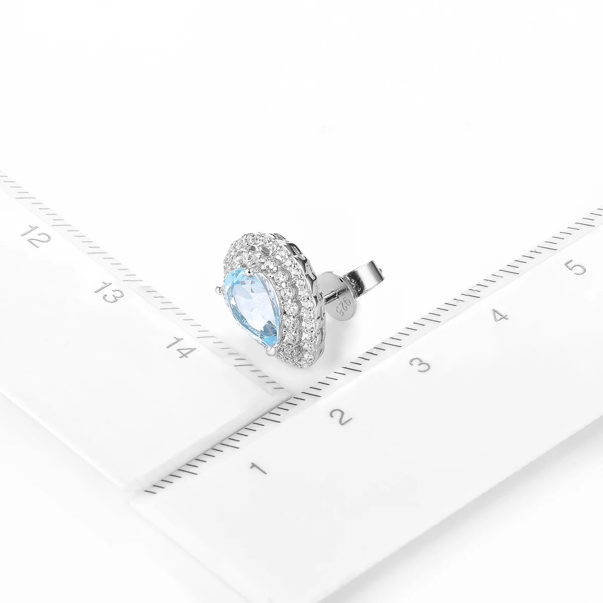 Natural Sky Blue Topaz Sterling Silver