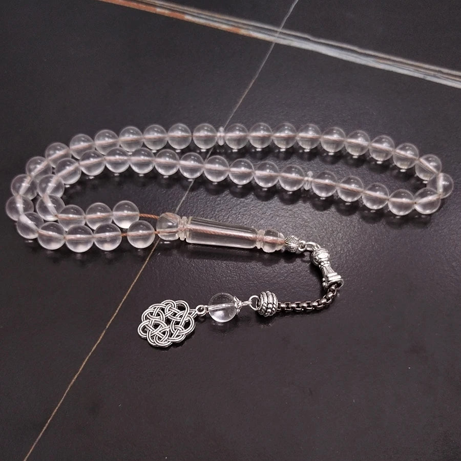 Tasbih transparent resin Muslim  bracelet  Rosary prayer beads arabic accessories islamic fashion bracelet