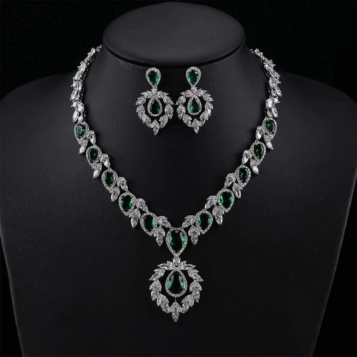 Luxury Pieces High Quality Zirconia Fashion Zirconia  Set Jewelry Zirconia