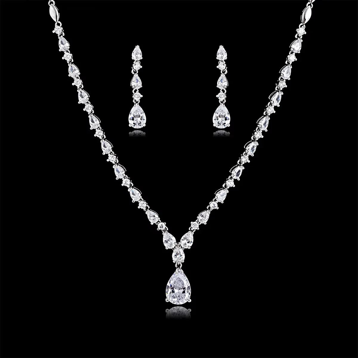 Luxury Pieces High Quality Zirconia Fashion Zirconia  Set Jewelry Zirconia