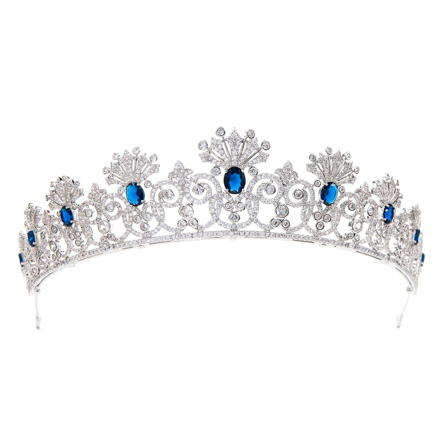 Luxury  Zirconia Crown Accessories Princess  Crystal Queens