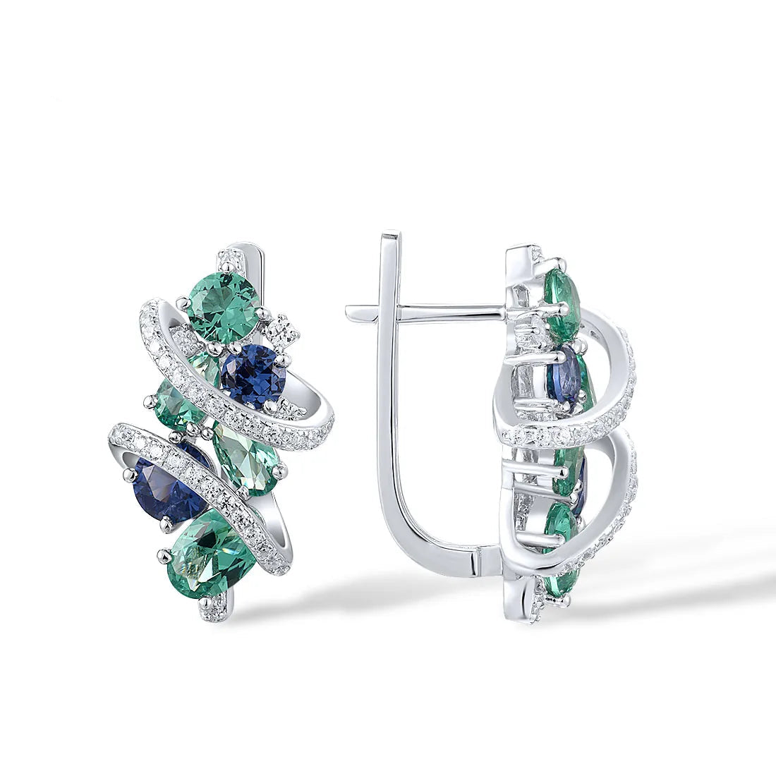 925 Sterling Silver  Blue Green  Jewelry