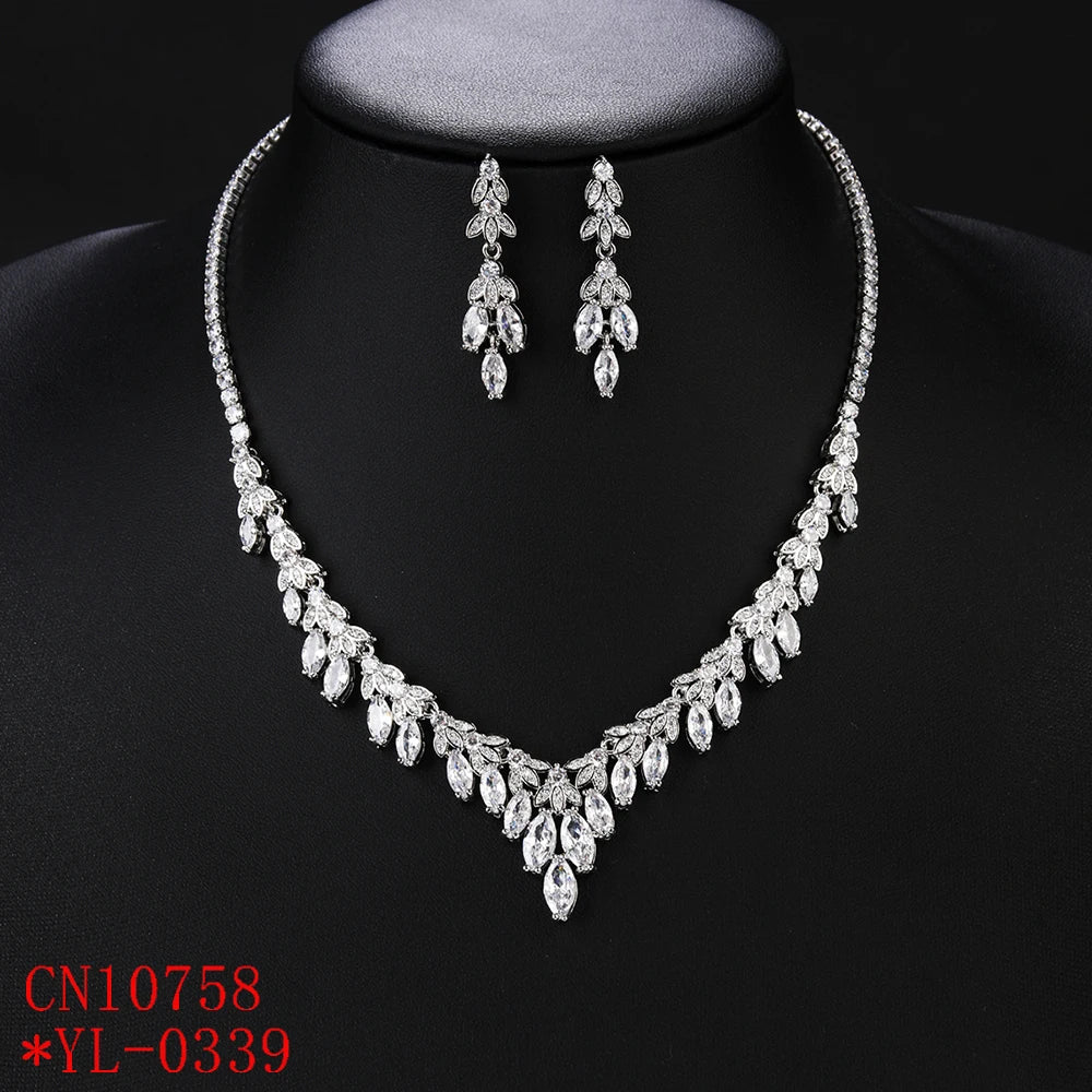 Luxury Pieces High Quality Zirconia Fashion Zirconia  Set Jewelry Zirconia