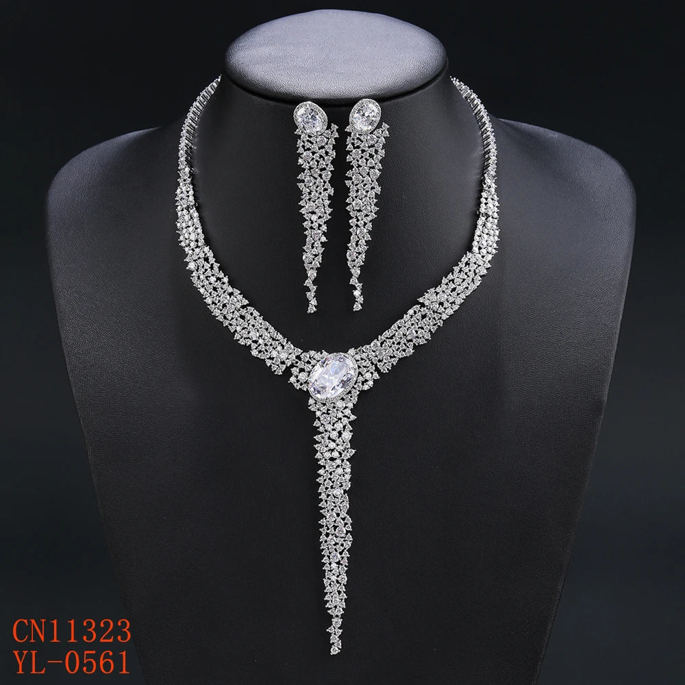 Luxury Zirconia Set Jewelry