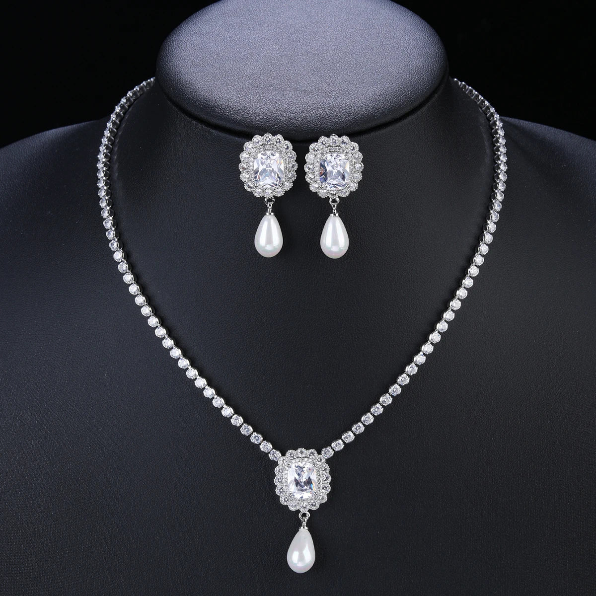 Fashion Crystal  Zirconia  Set  Jewelry