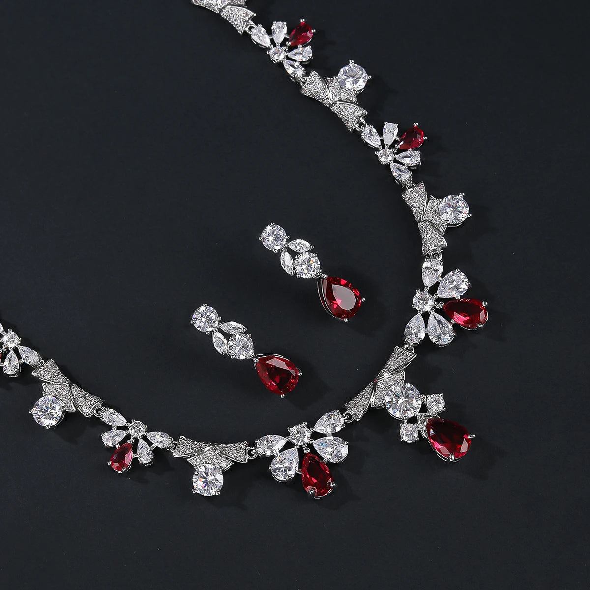 Luxury Pieces High Quality Zirconia Fashion Zirconia  Set Jewelry Zirconia