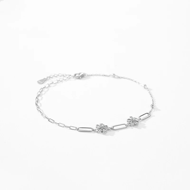 Real 925 Sterling Silver Bracelets Luxury  Jewelry