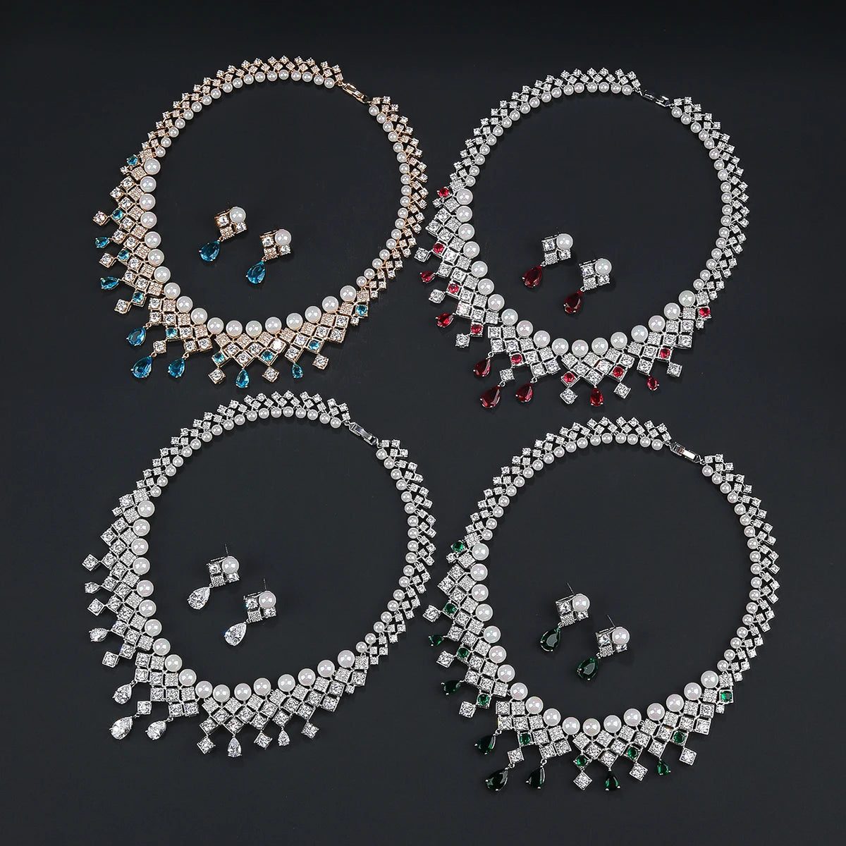 Luxury  Zircon Jewelry Set