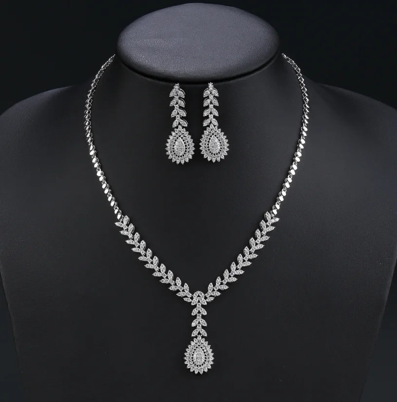 Luxury Pieces High Quality Zirconia Fashion Zirconia  Set Jewelry Zirconia