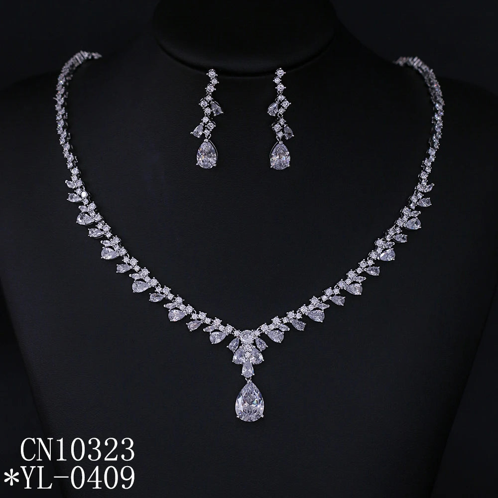 Luxury Pieces High Quality Zirconia Fashion Zirconia  Set Jewelry Zirconia