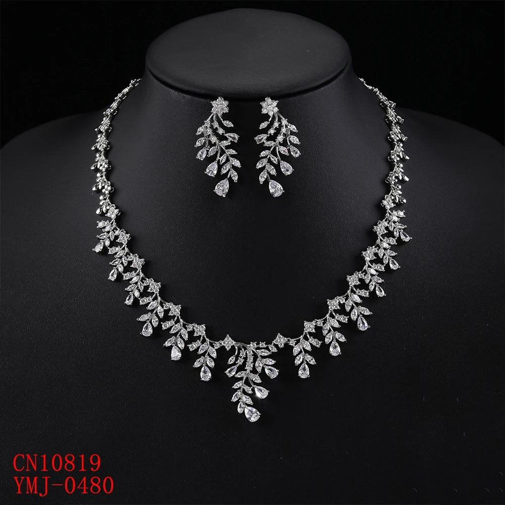 Luxury Pieces High Quality Zirconia Fashion Zirconia  Set Jewelry Zirconia