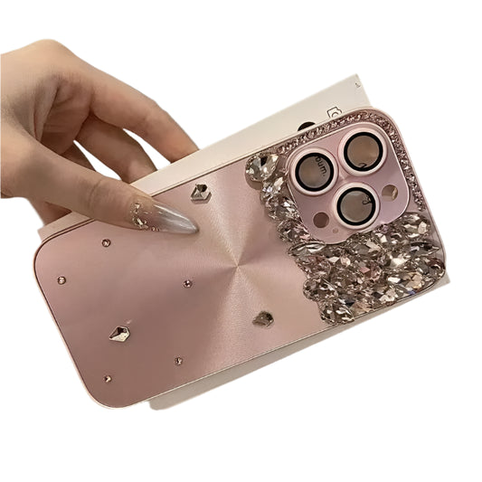 High Quality Luxurious Diamond Phone Case For iPhone 16 15 14 13 12 11 ProMax Plus+ Cover For iPhone 16Pro Glitter Diamond Cover