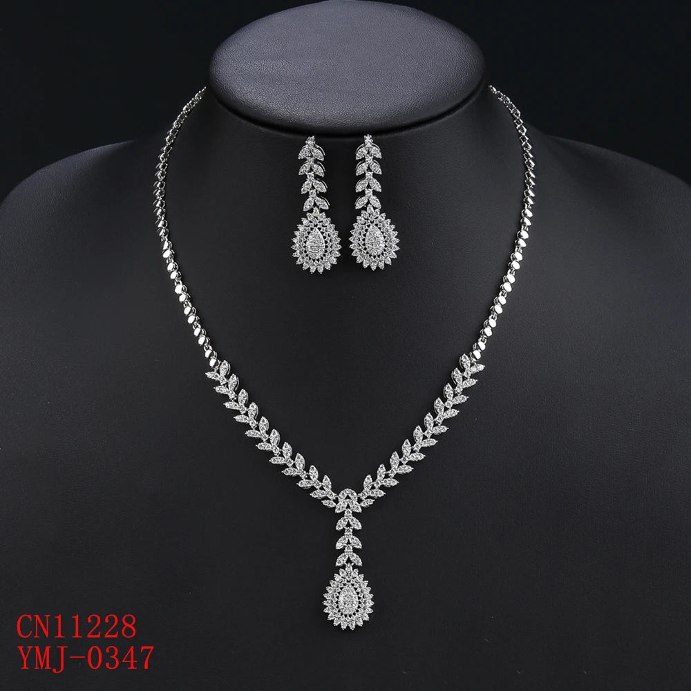 Luxury Pieces High Quality Zirconia Fashion Zirconia  Set Jewelry Zirconia